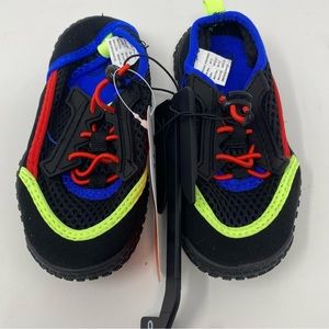 Wonder Nation Kids Water Friendly Comfort Footbed Water Shoe Size 7-8 NWT